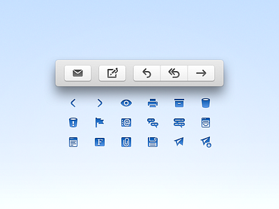 MailMate toolbar icons