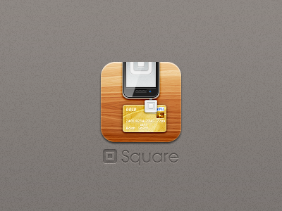 Square credit card icon ios mobile replacement square