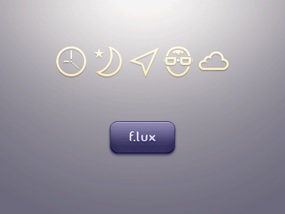 F.lux Animation animated animation f.lux f.lux app flux gif icon interface