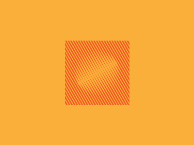 Squarecircle logo brand circle fade identity lines logo moire orange square