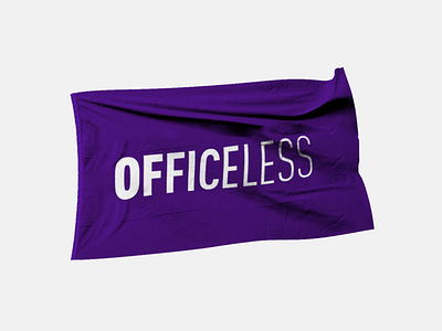 #BeOfficeless be officeless be officeless behance flag mockup officeless redesign remote working remotework