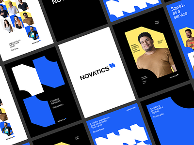 Brand concepts for Novatics branding brazil design illustration lettering logo poster type visual id