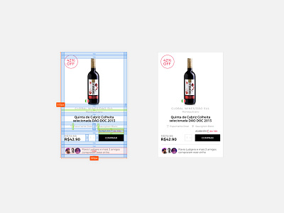 ( evino ) UI Style Guide card case e commerce evino grid minimalist project redesign store storefront white wine