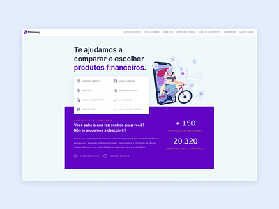 Fitmoney ⏤ Hero Illustration brazil design fintech hero hero illustration hero image hero section heroes illustration landing landing page landing page design money startup ui website