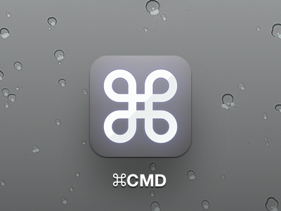 ⌘CMD Icon apple cmd command ipad iphone retina