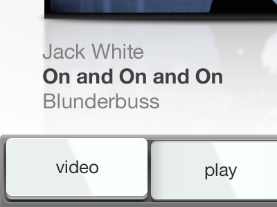 Video And Play blunderbuss buttons dieter ios iphone jack kexp rams white