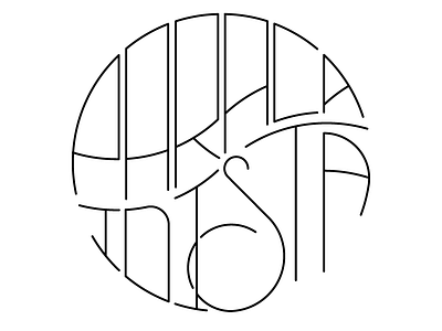 Paracaidista lettering