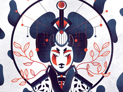 Geisha 2/3 - Full illu on my instagram @Bewoy