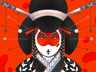 Geisha 3/3 - Full illu on my instagram @Bewoy