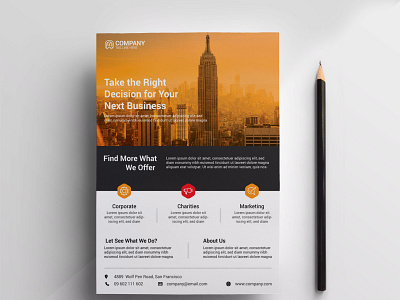 Modern Creative corporate flyer design business corporate corporate flyer creative creative flyer design doctor falt flyer flyer 2020 flyer agency flyer design flyer for business flyer template health healthest marketing modern print template flyer