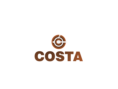 Costa Cafe bean brand brand design brand identity branding coffe coffe bean coffee cup coffee logo coffeeshop logo logo design logodesign logos logotype