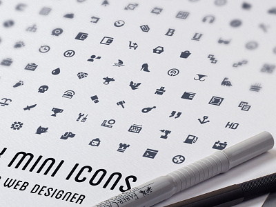 1,000 Vector Mini Icons ai eps free freebie glyph icon icons psd psddd solid svg vector