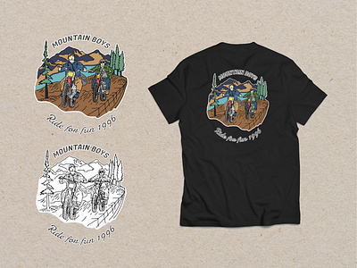 Mountain Boys - T-shirt design