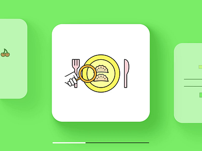 Foodsi App - Animations after effects animation app foodsi illustration motion motion graphics