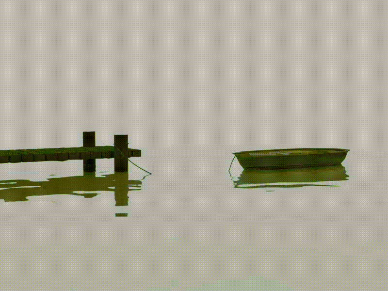 Floating boat by Yuwei on Dribbble