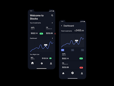 Stocks App UI UX