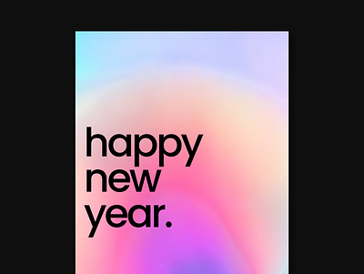 Holographic Gradient - Happy New Year 2022 adobe photoshop clean gradients graphic design happy new year minimal new year