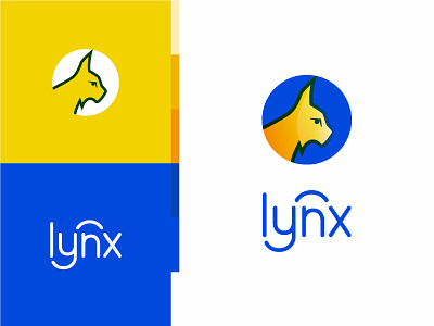 Lynx Branding branding cat connected gold icon illustration logo lynx mark typography vector