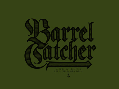 Custom Type Tee Design / Barrel Catcher