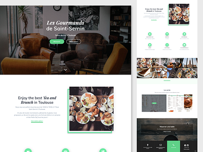 Les Gourmands design ios stephane voisin ui ux web design