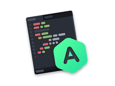 Custom OS X icon for Atom text editor app app icon atom atom editor icon icon design mac icon