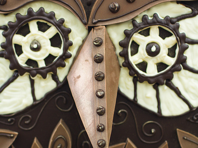 Chocolate Steampunk Owl