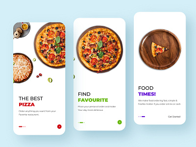 Pizza App ( On Boarding Screen )