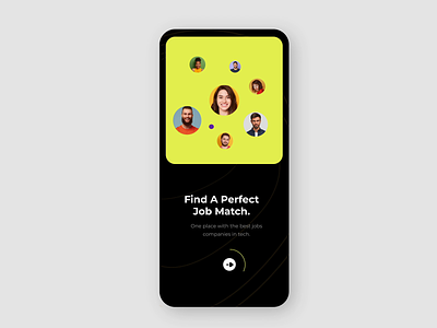 Job Finder App Interactive android app design animate animated animation animations app design clean ui interactive ios ios app design mobile mobile app design mobile design motion graphic ui user experience user interface ux