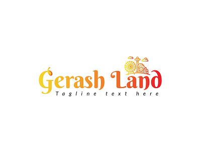 Gerash land book brand branding color company digital final identity palette project shapes style