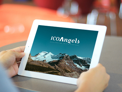 ICO Angels book brand branding color company digital final identity palette project shapes style