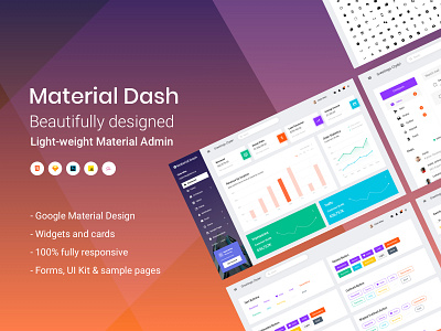 Material Admin Pro Dashboard