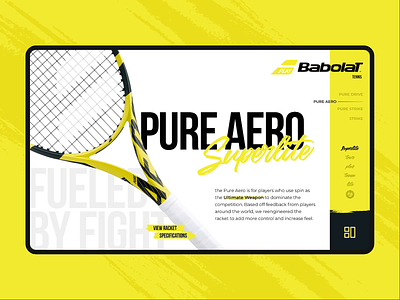 Tennis Racket Catalog Concept adobexd aftereffects animation babolat catalog design ecommerce interaction design microinteraction nadal product details product page racket rapidgems rapidgemsstudio tennis ui web catalog website