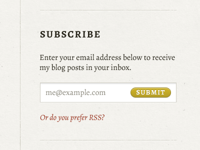 Subscribe alegreya blog button rss sidebar subscribe