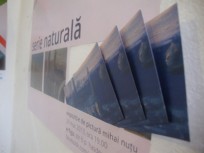 Poster and Flyers* for "Natural Series" Painting Exhibition