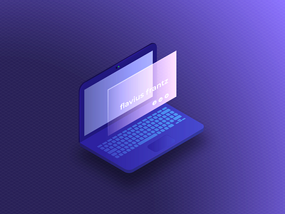 Isometric Laptop Illustration