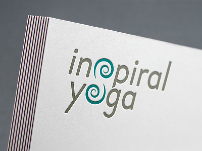 inspiral yoga logo #3 inspiral inspiral yoga letterpress logo