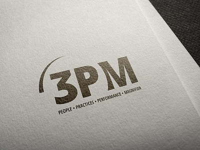 Logo for 3PM #3 3pm bussiness logo magnifier training