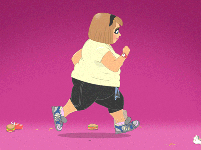 Fat Chic Fucking Animated