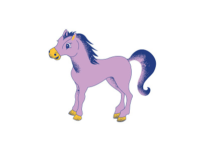 Pony childrens illustration illustration pony texture