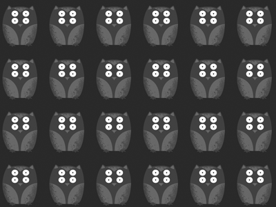 Twitter Background black grey owl pattern
