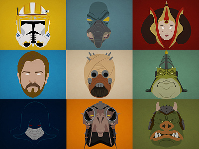 Star Wars Minimalist #2 by Louis Charachon on Dribbble