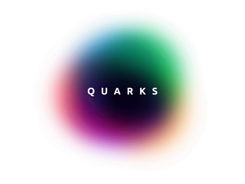 Quarks - Logo animation app bank blur gif logo mobile morphing rainbow saving
