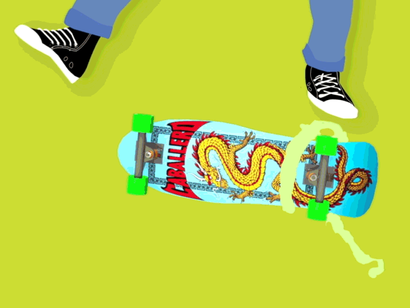 Evolution Skateboard 3d after effects autodesk maya cel animation illustrator motion skate