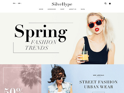 Fashion Template by Michael Eleder on Dribbble