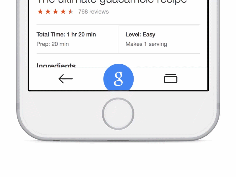 The new Google app for iOS google google search ios material design