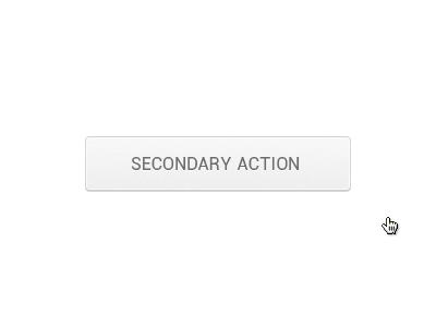 Secondary Action Button button clean white