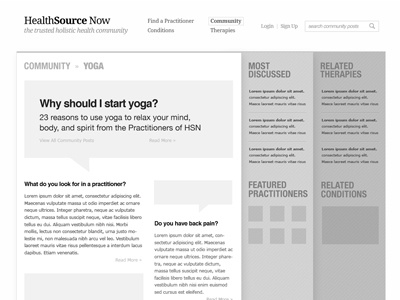 From Sketch to Wireframe health speech wireframes
