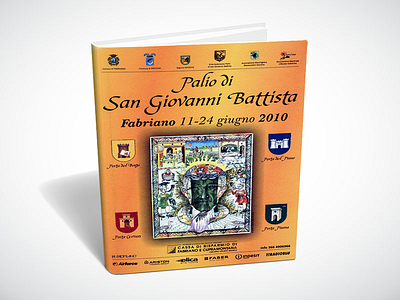 Book Palio di Fabriano book design graphic palio