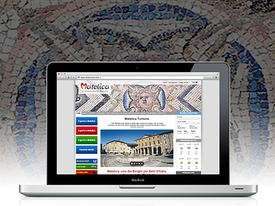Matelica Turismo design graphic portal tourism web website
