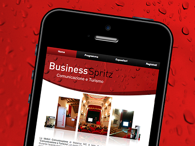 Business Spritz Website apple design graphic iphone layout responsive web web design website